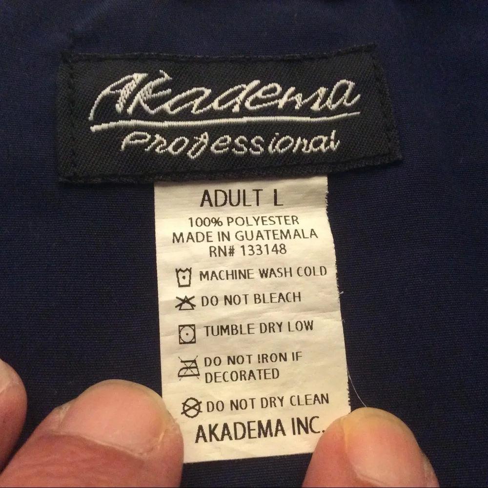 Mens Braves Baseball Warmup Jacket size large Akadema